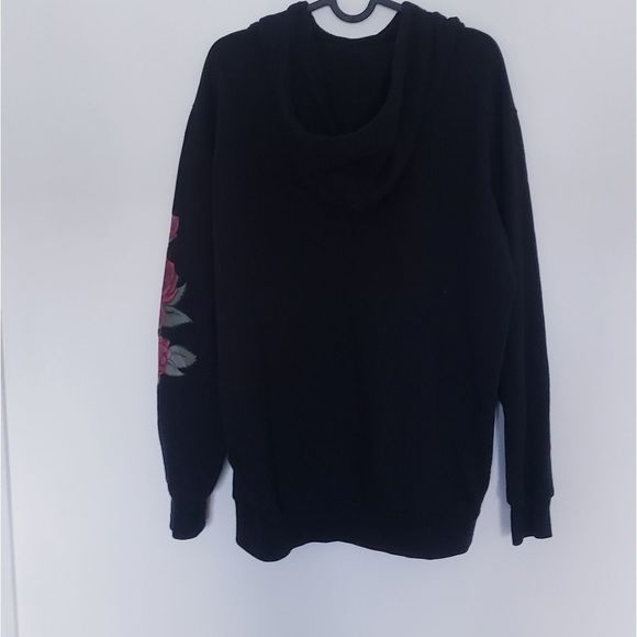 Rose sleeve oversized hoodie - Picture 4 of 4